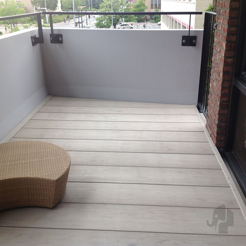 DuoWood Composiet Vlonderplank XWB Breed Riviera Vlak - Groeven 25x250mm